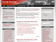 Tablet Screenshot of energy-musings.com